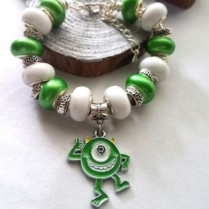 Monster charm bracelet